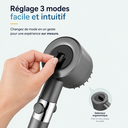 Pomme de douche haute pression filtrante