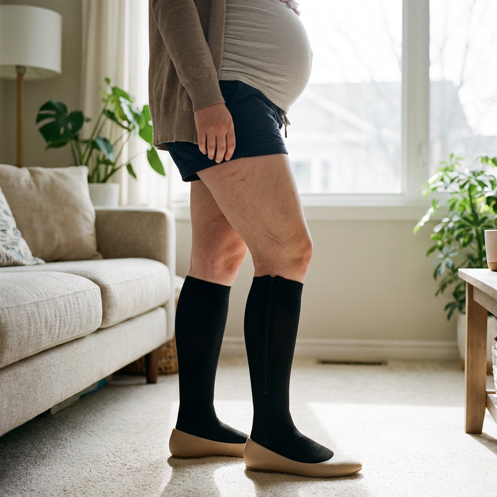 OMOLIA™ Zipper Compression Socks for Circulation, Swelling & Tired Legs